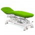 Multifunctional electric couch for osteopathy: three bodies, with three motors, reclining negative backrest, toilet paper holder and retractable wheels (two models available) - Model with Trendelenburg: 62cm x 191cm - Reference: CE-2339-ARPC.62