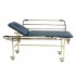 Kinefis Extreme two-section fixed stretcher: with welded steel frame, adjustable backrest, folding legs and rails, and facial hole - Stretcher measure: 190x62cm - Reference: CasS-M104R-ancho 62