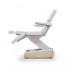 Swop P3 Podo Podiatry Chair: Three motors that regulate height, ultra-stable structure and independent leg straps - upholstered color: White - Reference: SWOP503.3.A26