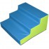 Small ladder figure: ideal for psychomotor exercises (Measures: 60 X 60 X 30cm) - Colors: Blue green - Reference: 05086.B07.406