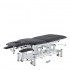 Nott Coinfycare Electric Table: Five Sections, Triple Motor, Folding Armrests and PU Upholstery for Aesthetics and Physiotherapy - Without safety lock: Gray with white structure - Reference: EL05.2.A66.SH.WF Nott Coinfycare Electric Table: Five Sections, Triple Motor, Folding Armrests and PU Upholstery for Aesthetics and Physiotherapy - Without safety lock: Gray with white structure - Reference: EL05.2.A66.SH.WF