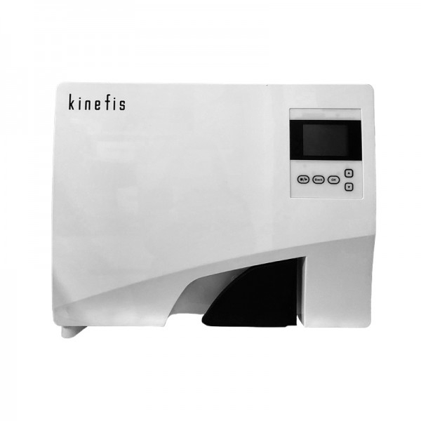Class B Autoclave 12 Liters Kinefis Deluxe + Free water distiller: with internal printer, double safety lock, USB and LCD display