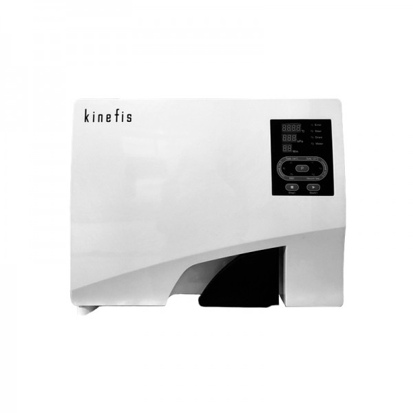 Class B autoclave 12 Liters Kinefis Experience with LED screen + Free water distiller. Includes internal printer Class B autoclave 12 Liters Kinefis Experience with LED screen + Free water distiller. Includes internal printer