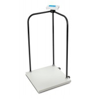 Electronic floor scale for obese people with handrail: Maximum weight 300kg, graduation 100gr, professional class