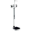 Seca 711 Class III (Medical) mechanical column scale: with height rod and non-slip weights at eye level
