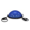 Bosu Balance Air 55 cm Diameter + Tensioners + Inflator (blue color)