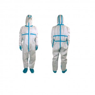 PPE disposable coverall: Category III Type 3B/4B