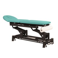 Ecopostural technical electric stretcher: three bodies with black connecting rod structure and T10 head (62 x 200 cm)