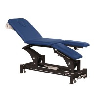 Electric stretcher, Ecopostural, ideal for specialties: three bodies with black connecting rod structure and T13 head (62 x 198 cm)