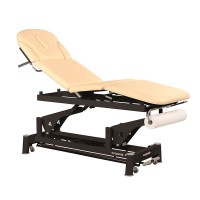 Ecopostural technical electric massage table: four bodies with black connecting rod structure and T01 head (62 x 207 cm)
