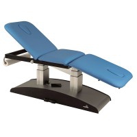 Ecopostural electric stretcher: Vertical elevation, double ergonomic facial hole and three bodies (62x198 cm)