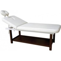 SPA and aesthetic table Rombo with two bodies: With fixed structure, facial hole, backrest and adjustable headrest