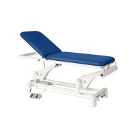 Ecopostural two-section electric stretcher with reinforced steel structure and adjustable height (62 x 188 cm)