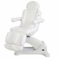 Tempo high-end aesthetic stretcher chair: Electric with three motors to control the height and inclination of the backrest and 240º rotating chair with Trendelenburg position
