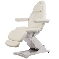 Glab aesthetic stretcher chair: Electric with metal structure and three motors to adjust the height and inclination of the backrest and removable armrests