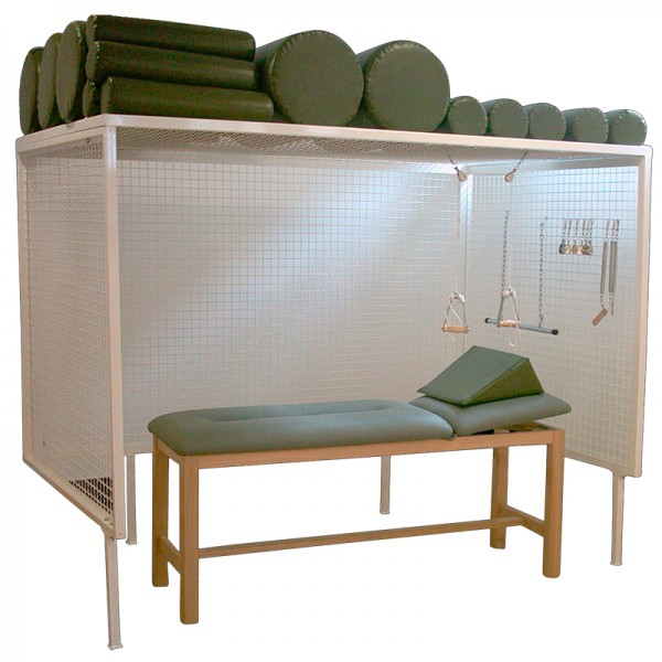 Stretcher compatible with Rocher Poleotherapy Cage