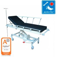 Kinefis Mercury I Emergency Stretcher Cart, with highly robust and durable structure and IV pole included Kinefis Mercury I Emergency Stretcher Cart, with highly robust and durable structure and IV pole included