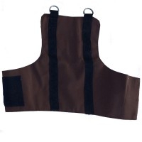 Reinforced felt chest strap