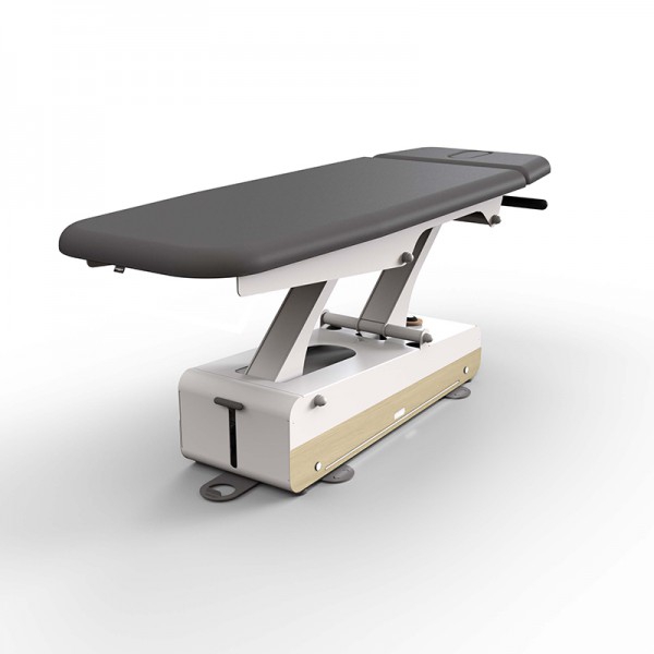 Swop 2 Pro Physio electric physiotherapy table: two bodies, short headboard, fully customizable, seamless upholstery, a model that changes the rules of the game Swop 2 Pro Physio electric physiotherapy table: two bodies, short headboard, fully customizable, seamless upholstery, a model that changes the rules of the game