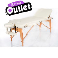 Kinefis Supreme Vip 3 folding wooden stretcher - (Cream color) - LAST UNITS!
