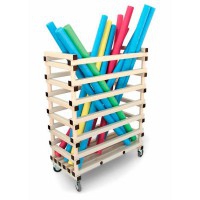 Pool noodle trolley: perfect for storing aquatic material