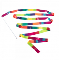 Rhythmic gymnastics stick and ribbon set