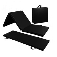 Folding mat with handle for transport: black or orange, depending on availability (Measures: 180 cm x 60 cm x 4 cm)