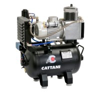 Cattani AC 100 dental compressor. For dental equipment with air dryer and oil-free
