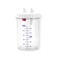 1000-ml Container with lid for Secretion Aspirator