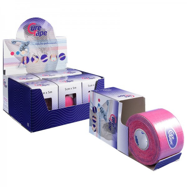 Cure Tape 5cm x 5m fuchsia color