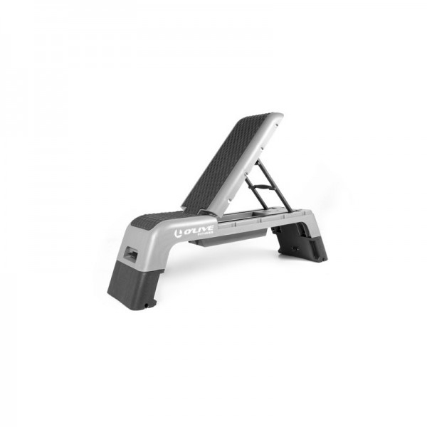 Deck O'Live Multifunctional Exercise Platform: Normal Step + Adjustable Reclining Bench Deck O'Live Multifunctional Exercise Platform: Normal Step + Adjustable Reclining Bench