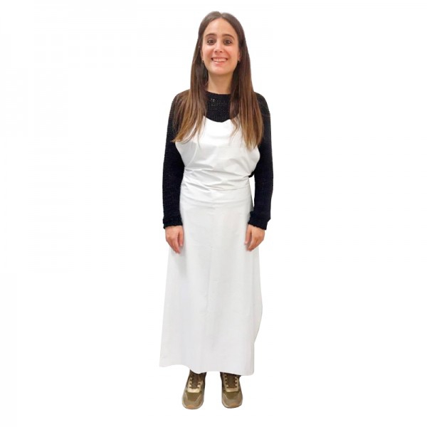 Washable and Waterproof PVC Work Apron: Reusable for one year, holds up to 500 washes (less than 60 degrees) (Unit)