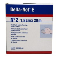 Delta-Net Nº 2 middle fingers: 100% cotton extensible tubular bandage (1.8 cm x 20 meters)