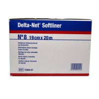 Delta-Net No. 8 thick logs: 100% cotton extensible tubular bandage (19 cm x 20 meters)