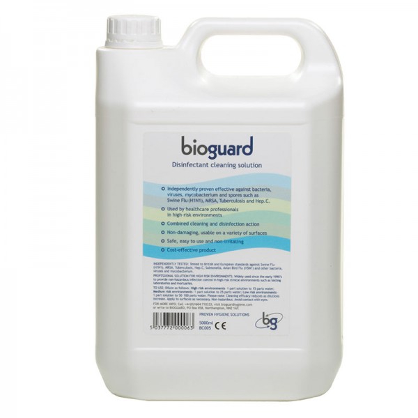 Bioguard surface disinfectant 5 liters (for filling sprays)