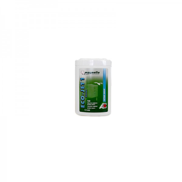 Eco Jet 1 disinfectant wipes (one or six cans of 160 wipes)