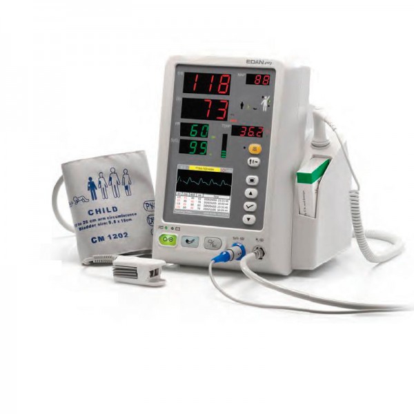 Portable vital signs monitor EDAN M3A SpO2 + PANI - Fisaude Store