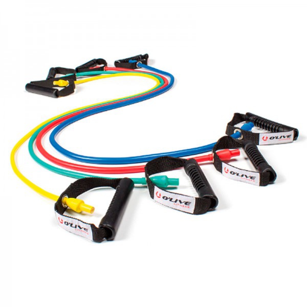 O'Live Resistance Elastics: Ideal for strength training, rehabilitation and functional training O'Live Resistance Elastics: Ideal for strength training, rehabilitation and functional training