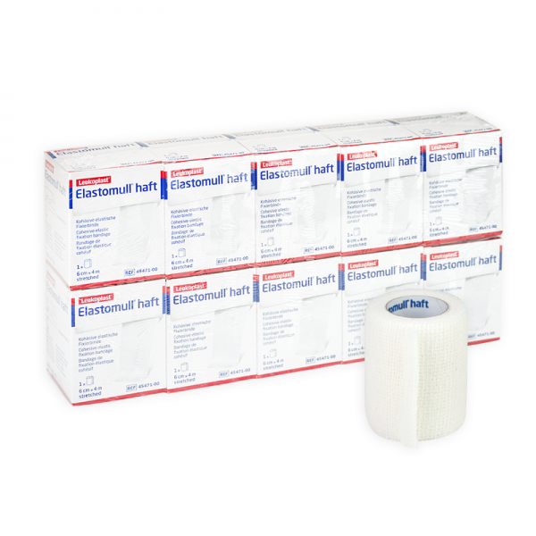 Elastomull Haft 6cm x 4m: Cohesive Elastic Gauze Bandage Elastomull Haft 6cm x 4m: Cohesive Elastic Gauze Bandage