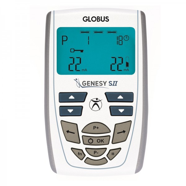 Genesy S II electrostimulator with two channels and 60 programs (rechargeable battery): ideal for physiotherapy
