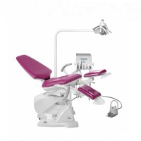 Complete podiatry equipment Aura chair with three motors + Aspiration by cannula + Triple use syringe + NSK micromotor + compressor