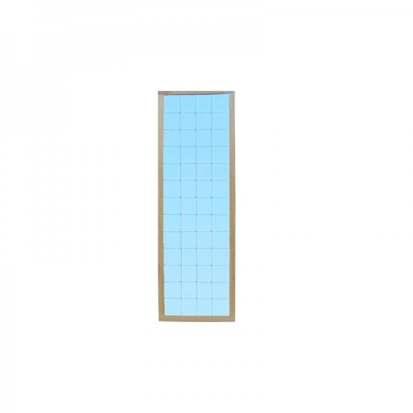 Fixed wall mirror with square moon (65 cm x 150 cm)
