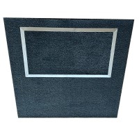 Highly resistant sanitizing mat: Includes one liter of special disinfectant for mats (three sizes available)