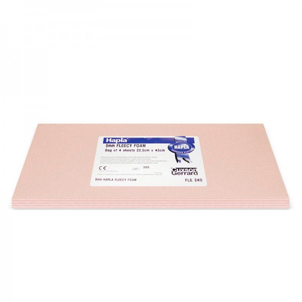 Fleecy Foam Hapla 5mm: four sheets Fleecy Foam Hapla 5mm: four sheets