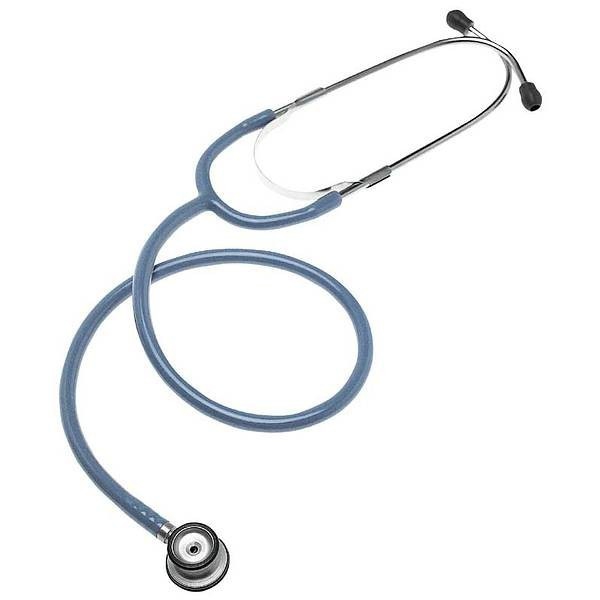 Riester Duplex Baby stethoscope, made of aluminum, with double contact piece (blue color) Riester Duplex Baby stethoscope, made of aluminum, with double contact piece (blue color)