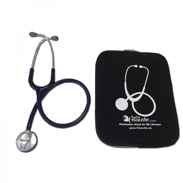 Littmann Classic II SE stethoscope (navy blue) + Padded protective case gift Latest units!