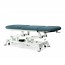 Electric stretcher: three bodies, chair type, with toilet paper holder, facial cap and retractable wheels