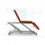 Hydraulic examination stretcher: three bodies, chair type with roll holder and facial cap (two models available)
