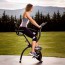 Exercise bike with EVO B1500 backrest Tecnovita: Foldable and compact design