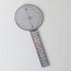 Round goniometer for diagnosis. Professional quality